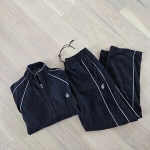 Vintage Rocawear Tracksuit - Black Suede Size L